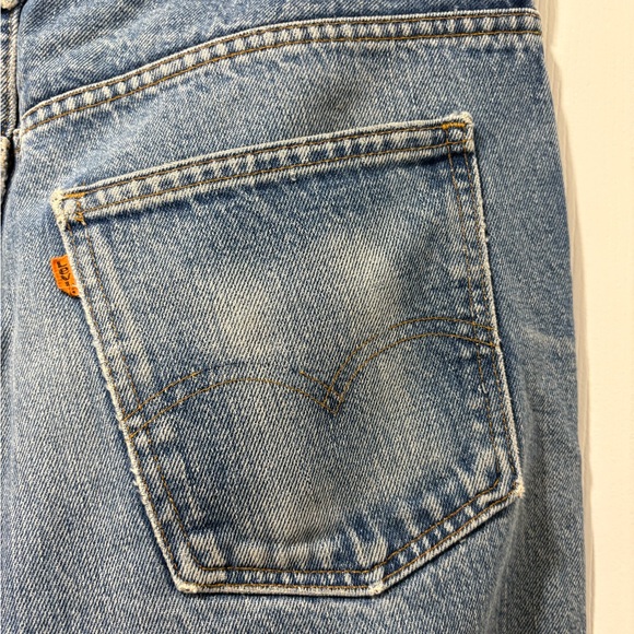 Vintage Levi’s Orange Tab Denim Jeans 34x31 Slight Taper Regular Wash - Picture 5 of 11